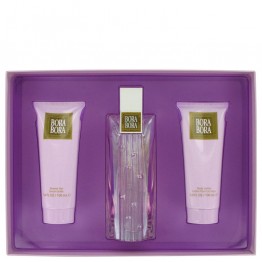 Bora Bora by Liz Claiborne 3pcs Gift Set - 3.4 oz Eau De Parfum Spray + 3.4 oz Body Lotion + 3.4 oz Body Wash for Women