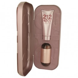 212 Sexy by Carolina Herrera 2pcs Gift Set - 2 oz Eau De Parfum Spray + 3.4 oz Body Lotion for Women