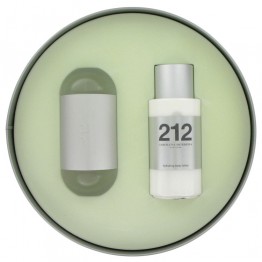 212 by Carolina Herrera 2pcs Gift Set - 3.4 oz Eau De Toilette Spray + 3.4 oz Body Lotion for Women