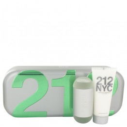 212 by Carolina Herrera 2pcs Gift Set - 2 oz Eau De Toilette Spray + 3.4 oz Body Lotion for Women