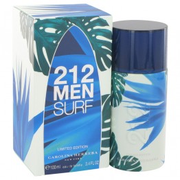 212 Surf by Carolina Herrera Eau De Toilette Spray (Limited Edition 2014) 3.4 oz / 100 ml for Men