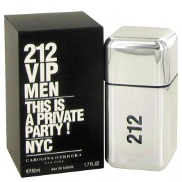 212 Vip by Carolina Herrera Eau De Toilette Spray 1.7 oz / 50 ml for Men