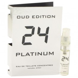 24 Platinum Oud Edition by ScentStory Vial Concentree (sample) .10 oz / 3 ml for Men