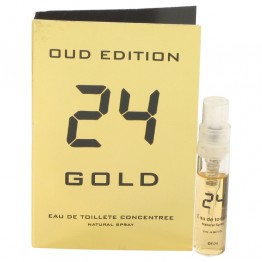 24 Gold Oud Edition by ScentStory Vial Concentree (sample) .10 oz / 3 ml for Men
