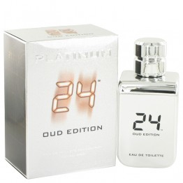 24 Platinum Oud Edition by ScentStory Eau De Toilette Concentree Spray (Unisex) 3.4 oz / 100 ml for Men