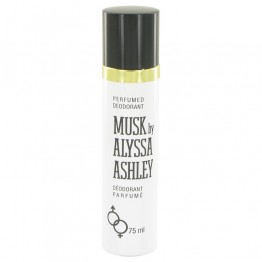 Alyssa Ashley Musk by Houbigant Perfume Deodorant Spray 2.5 oz / 75 ml for Women