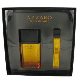 AZZARO by Azzaro Gift Set - 3.4 oz EDT Spray + 0.5 oz Mini EDT Spray for Men