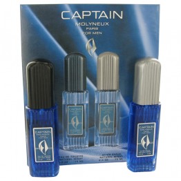 Captain by Molyneux Gift Set - 2.5 oz EDT Spray + 2.5 oz After Shave for Men