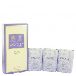 English Lavender by Yardley London 3 x 3.5 oz Soap 3.5 oz / 104 ml for Women