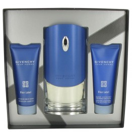Givenchy Blue Label by Givenchy 3pcs Gift Set - 3.4 oz Eau De Toilette Spray + 2.5 oz After Shave Balm + 2.5 oz Shower Gel for Men