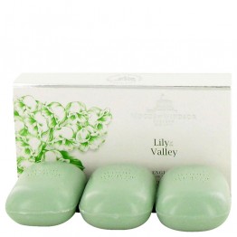 Lily of the Valley (Woods of Windsor) by Woods of Windsor 3 x 3.5 oz Soap 3.5 oz / 104 ml for Women