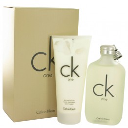 CK ONE by Calvin Klein 2pcs Gift Set - 6.7 oz Eau De Toilette Spray + 6.7 oz Body Moisturizer for Men