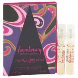 Fantasy The Naughty Remix by Britney Spears Dual Vial (sample) -Naught & Nice Remix .05 oz / 1 ml for Women