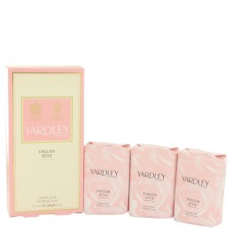 English Rose Yardley by Yardley London 3 x 3.5 oz Luxury Soap 3.5 oz / 104 ml for Women