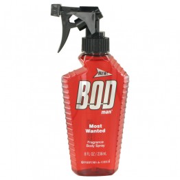 Bod Man Most Wanted by Parfums De Coeur Fragrance Body Spray 8 oz / 240 ml for Men