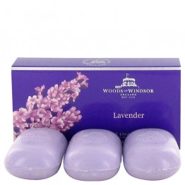 Lavender by Woods of Windsor Fine English Soap 3 x 100g / 3 x 100g for Women