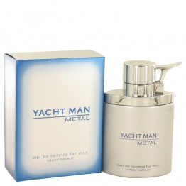 Yacht Man Metal by Myrurgia Eau De Toilette Spray 3.4 oz / 100 ml for Men