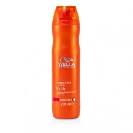 Wella Enrich Moisturizing Shampoo For Dry & Damaged Hair (Normal/ Thick) 250ml/8.4oz