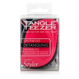 Tangle Teezer Compact Styler On-The-Go Detangling Hair Brush - # Pink Sizzle 1pc