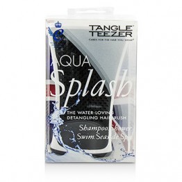 Tangle Teezer Aqua Splash Detangling Shower Brush - # Black Pearl (For Wet Hair) 1pc