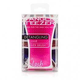 Tangle Teezer Aqua Splash Detangling Shower Brush - # Pink Shrimp (For Wet Hair) 1pc