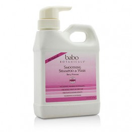 Babo Botanicals Smoothing Shampoo & Wash (For Tangly, Frizzy or Curly Hair) 473ml/16oz