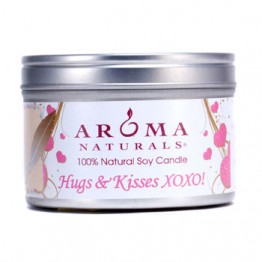 Aroma Naturals 100% Natural Soy Candle - Hugs & Kisses XOXO! 6.5oz