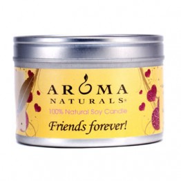 Aroma Naturals 100% Natural Soy Candle - Friends Forever 6.5oz