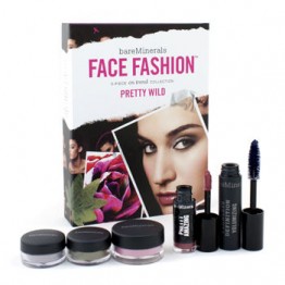 Bare Escentuals BareMinerals Face Fashion Collection - The Look Of Now Pretty Wild (Blush + 2x Eye Color + Mascara + Lipcolor) 5pcs