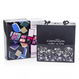 Cameleon MakeUp Kit 398: (72x Eyeshadow, 2x Powder, 3x Blush, 8x Lipgloss, 1x Mini Mascara, 6x Applicator) -
