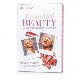 ModelCo Essential Beauty - Amaretto Sunset (1x Blush Cheek Powder, 1x Shine Ultra Lip Gloss) 2pcs