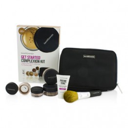 Bare Escentuals BareMinerals Get Started Complexion Kit For Flawless Skin - # Golden Tan 6pcs+1clutch