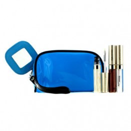 Kanebo Lip Gloss Set With Blue Cosmetic Bag (3xMode Gloss, 1xCosmetic Bag) 3pcs+1bag