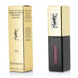 Yves Saint Laurent Rouge Pur Couture Vernis A Levres Pop Water Glossy Stain - #209 Aquatic Fuchsia 6ml/0.2oz