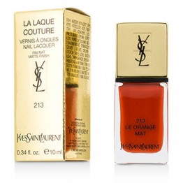 Yves Saint Laurent La Laque Couture Nail Lacquer The Mats - # 213 Le Orange Mat 10ml/0.34oz