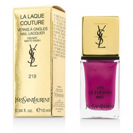 Yves Saint Laurent La Laque Couture Nail Lacquer The Mats - # 219 Le Fuchsia Mat 10ml/0.34oz