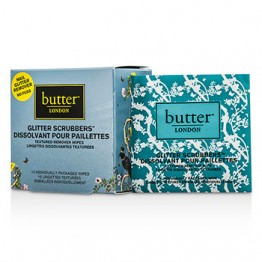 Butter London Glitter Scrubbers Textured Remover Wipes 10wipes