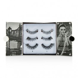 Eylure The New York Edit False Lashes Multipack - # 114, # 118, # 107 (Adhesive Included) 3pairs