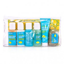 Bliss Lemon & Sage Sinkside Six Pack: Body Butter+Soapy Sap+Shampoo+Conditioner+Face Wash+Soap 250ml/8.3oz