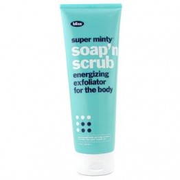 Bliss Super Minty Soap'n Scrub Energizing Exfoliating For The Body 236ml/8oz