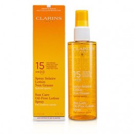 Clarins Sun Care Spray Oil-Free Lotion Progressive Tanning SPF 15 (For Outdoor Sports) 150ml/5.1oz
