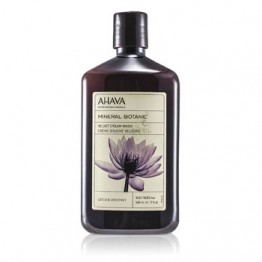 Ahava Mineral Botanic Velvet Cream Wash - Lotus Flower & Chestnut (Sensitive Skin) 500ml/17oz