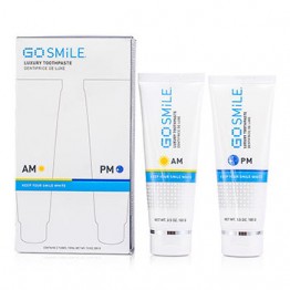 GoSmile Luxury Toothpaste Duo: AM Energy 100g/3.5oz + PM Tranquility 100g/3.5oz 250ml/8.3oz