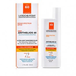 La Roche Posay Anthelios 60 Ultra Light Sunscreen Fluid (Normal/ Combination Skin) 50ml/1.7oz