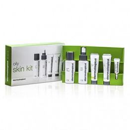 Dermalogica Oily Skin Kit: Cleanser 50ml + Toner  50ml + Lotion  22ml + Scrub 22ml + Total Eye Care 4ml + 2 Samples 7pcs