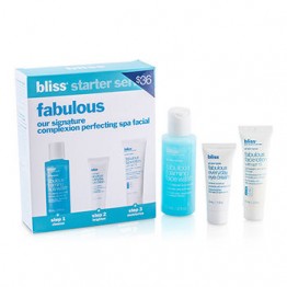 Bliss Fabulous Starter Kit: Foaming Face Wash 60ml + Eye Cream 5ml + Face Lotion 15ml 250ml/8.3oz