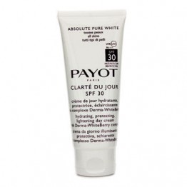 Payot Absolute Pure White Clarte Du Jour SPF 30 Hydrating Protecting Lightening Day Cream (Salon Size) 100ml/3.3oz