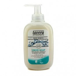 Lavera Basis Sensitiv Liquid Soap with Organic Calendula & Organic Witch Hazel (For All Skin Types) 300ml/10.2oz