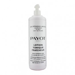 Payot Les Demaquillantes Lotion Tonique Fraicheur Exfoliating Radiance-Boosting Lotion - For All Skin Type (Salon Size) 1000ml/33.8oz