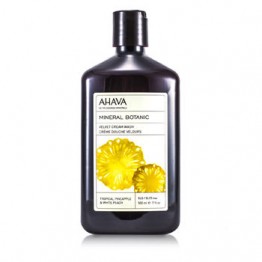 Ahava Mineral Botanic Velvet Cream Wash - Tropical Pineapple & White Peach 250ml/8.3oz